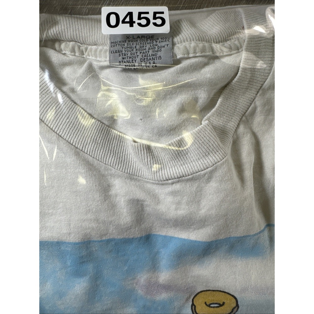VTG 90s‎ Homer Simpson Just Donut Nike Parody Shirt XL Stanley DeSantis Vintage - Picture 6 of 6